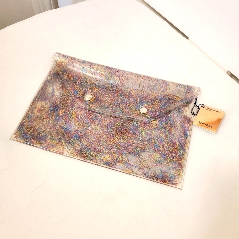 NWT Sephora Tinsel Time Clutch Limited Edition